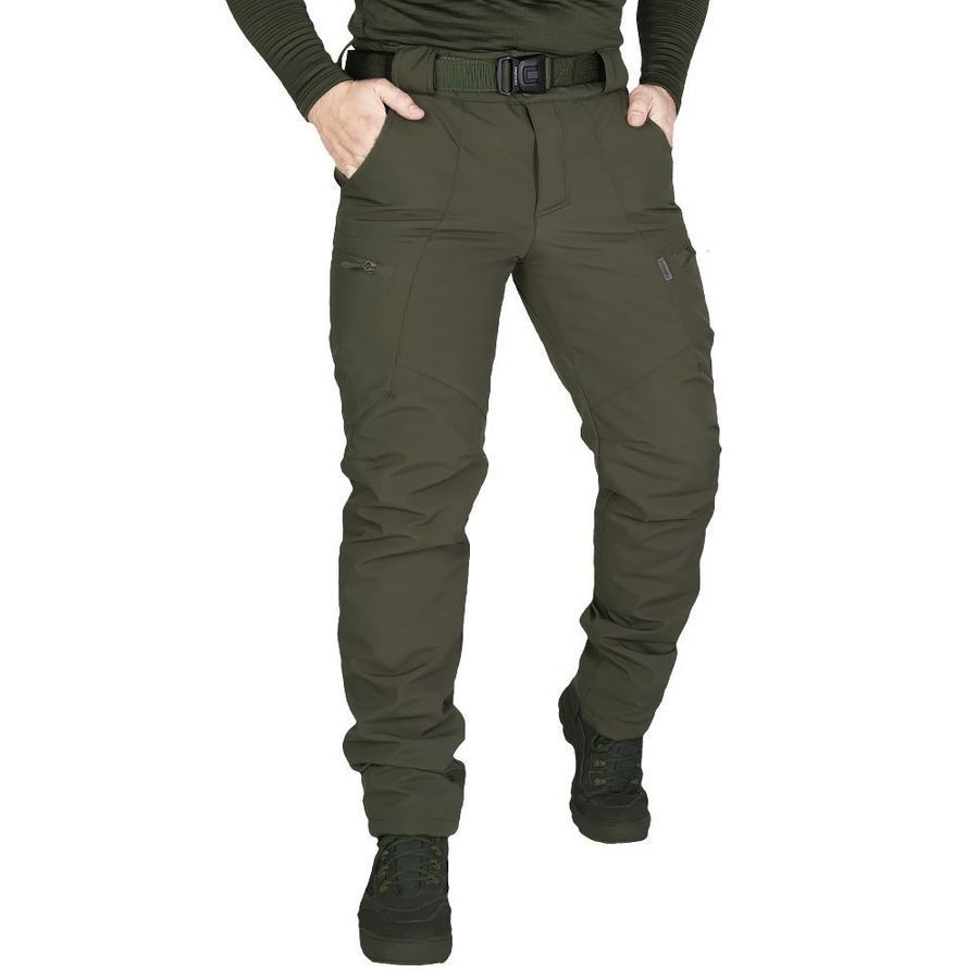 Мисливські зимові штани Cyclone олива Camotec фото