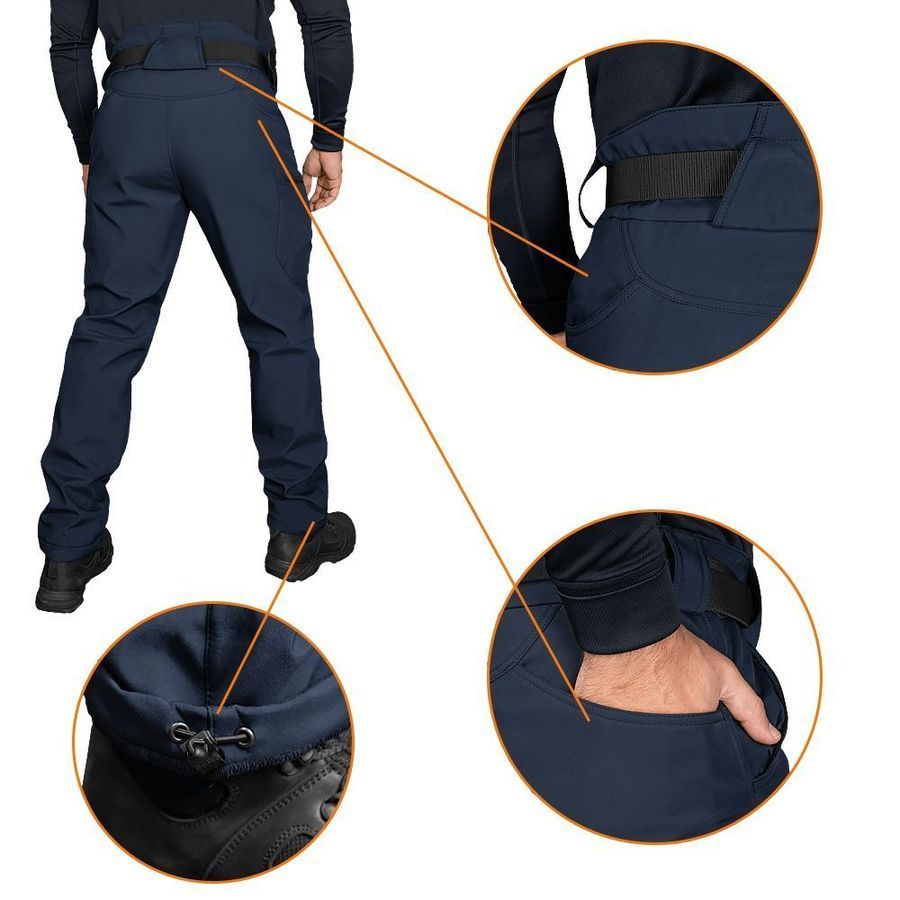 Штани SoftShell Vent Mesh Темно-сині фото