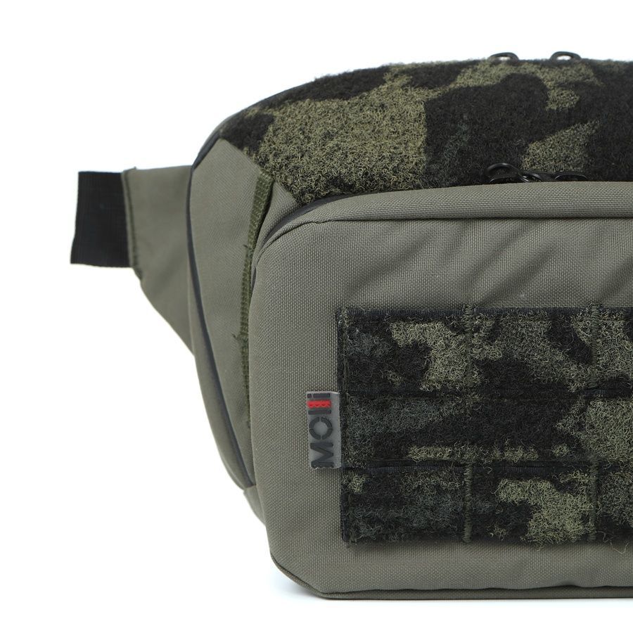 Поясна сумка-бананка, крос-боді Олива, Black Multicam, Molli UA фото