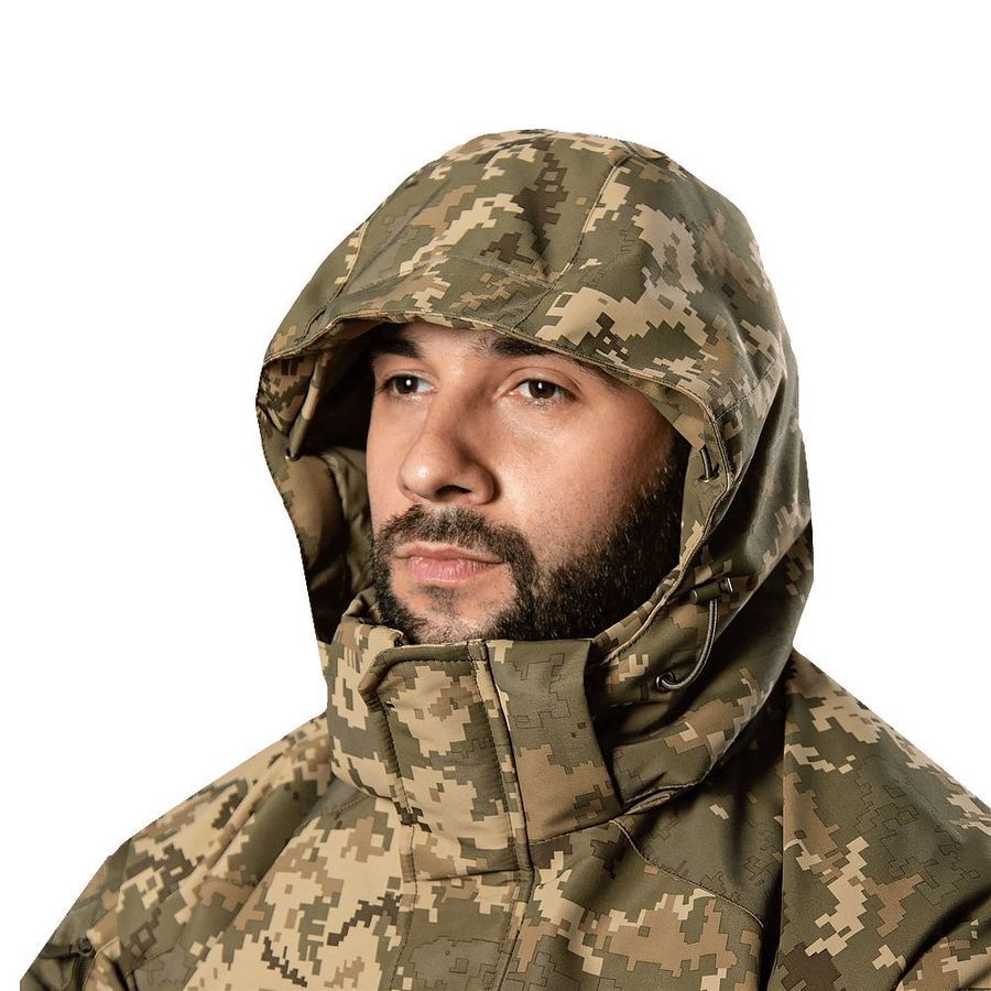 Зимовий костюм-комплект військовий Defender lvl Піксель Camotec фото