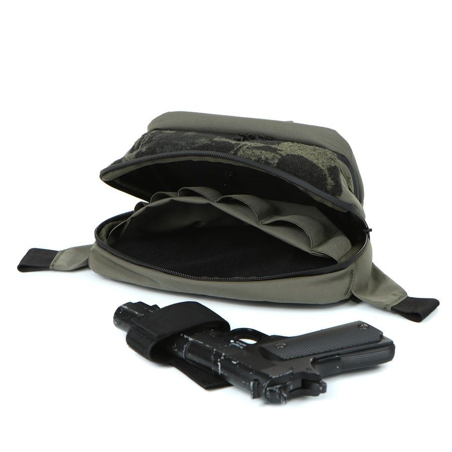 Поясна сумка-бананка, крос-боді Олива, Black Multicam, Molli UA фото