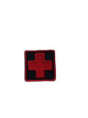 Шеврон-патч Медичний Хрест на липучці INSHE-015 фото