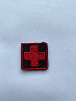 Шеврон-патч Медичний Хрест на липучці INSHE-015 фото