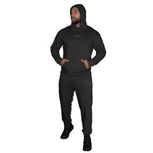 Літній чоловічий повсякденний спортивний костюм Basic Hood. Чорний Camotec фото