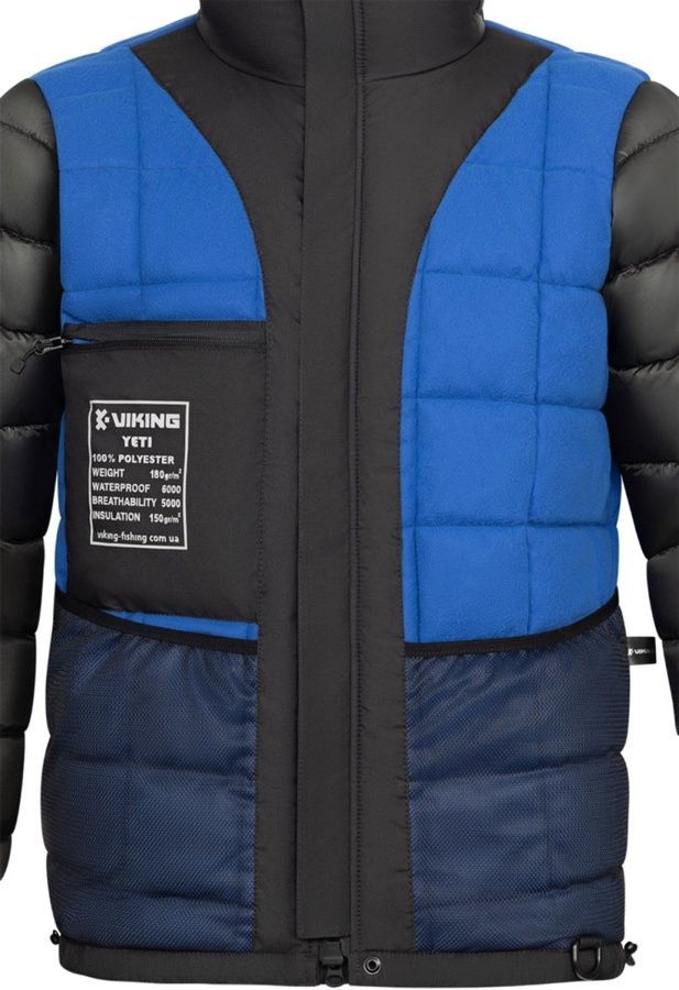 Куртка Viking Fishing Yeti 150g 6K S Black/blue фото