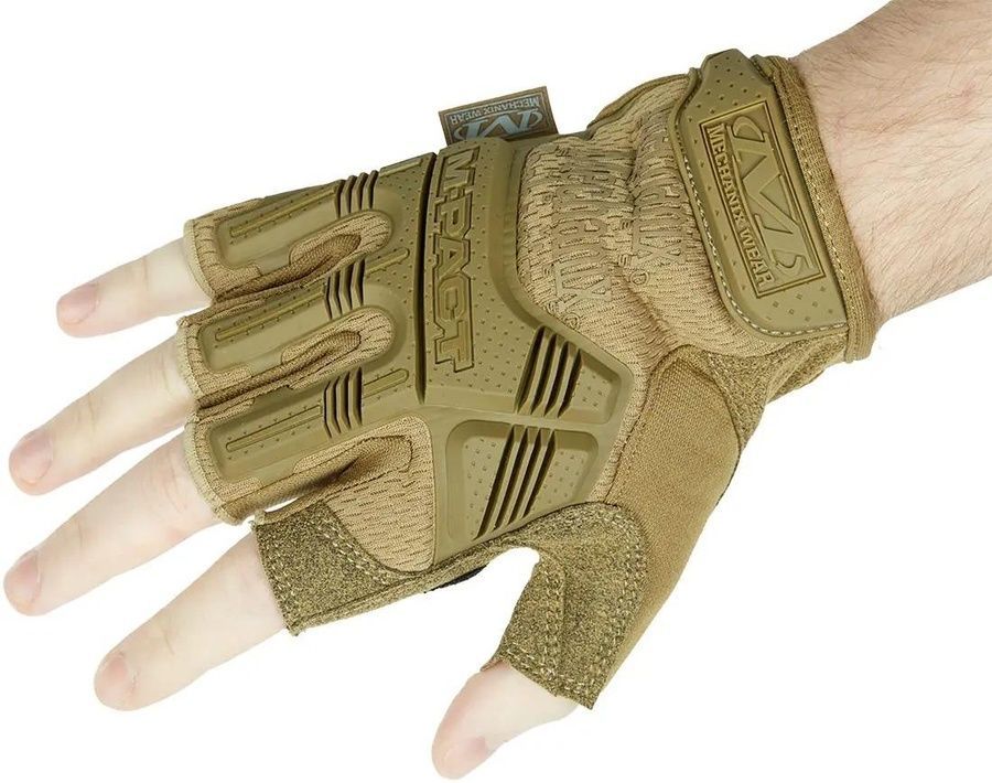 Тактические перчатки M-Pact Fingerless койот Mechanix фото