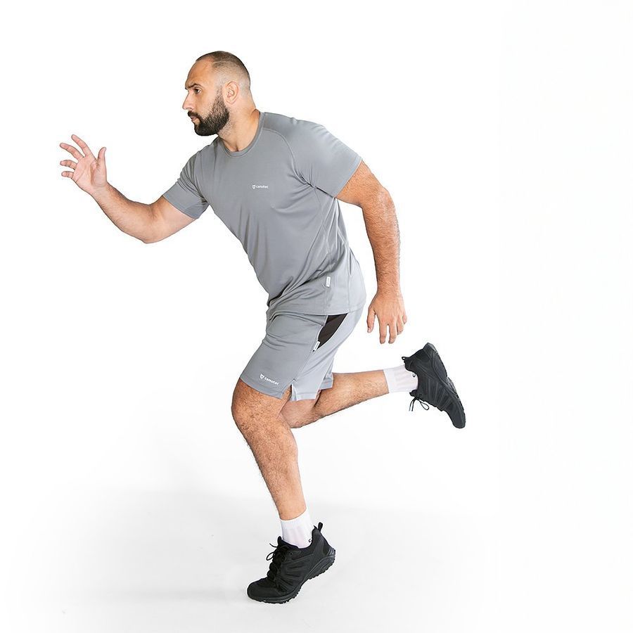 Футболка FitPro CoolPass Antistatic серая Camotec фото