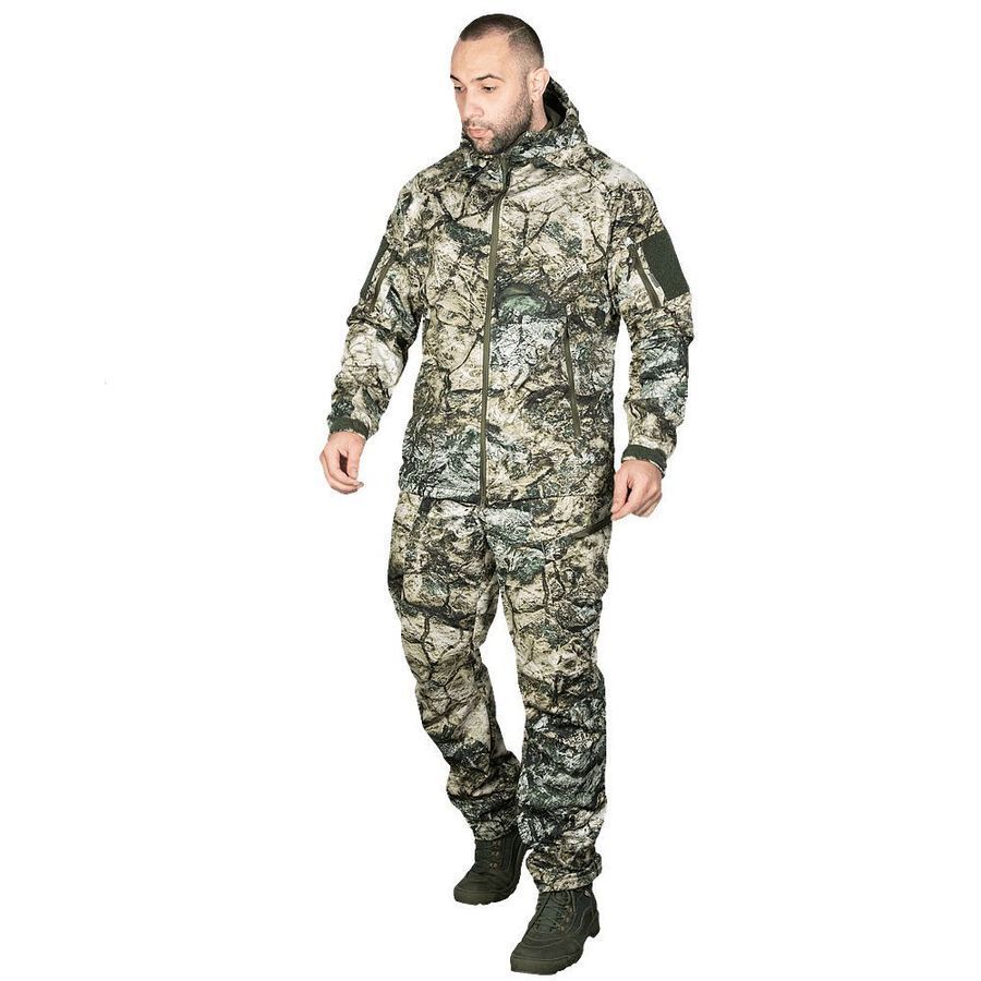 Зимний мужской военный костюм StormWall DWR Velcro Terra Ua Camotec фото