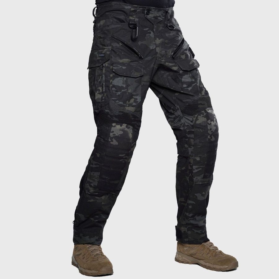 Демісезонний костюм-комплект військовий форми (Штани + Куртка) Gen 5.6 Multicam Black UATAC фото