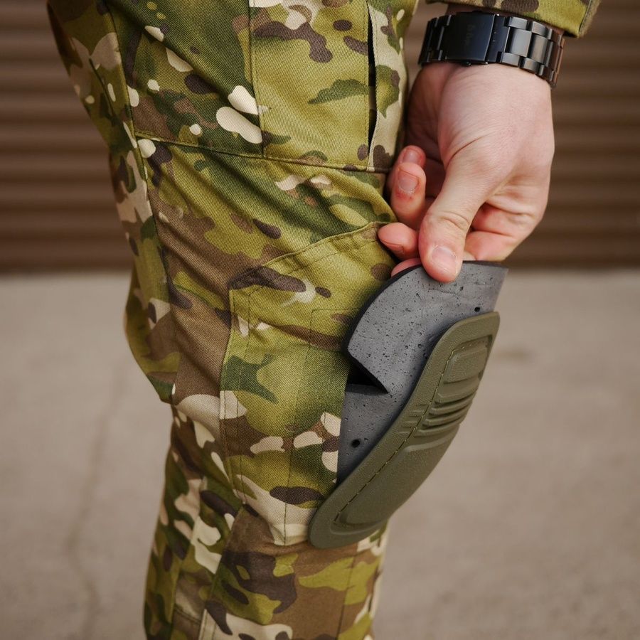 Вставні (змінні) наколінники Олива фото