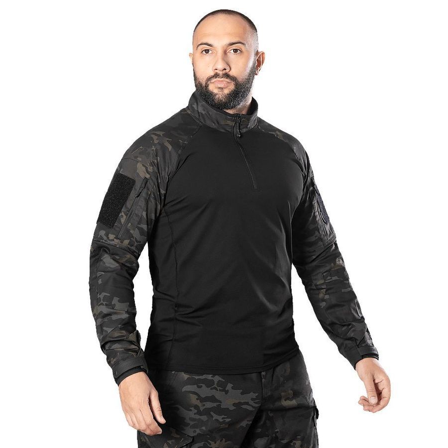 Демісезонний костюм-комплект військовий Raid + Герць Twill Multicam Black (9064), S Camotec фото