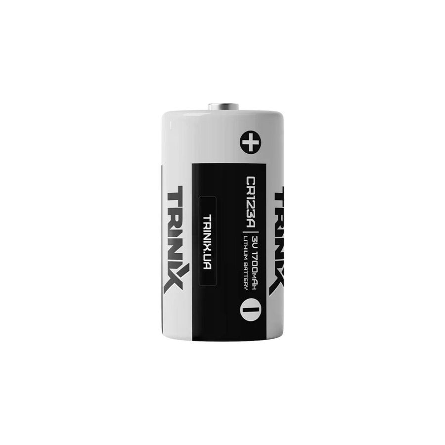 Батарея живлення літієва CR123A Trinix 3V LiMnO2 1700mAh фото