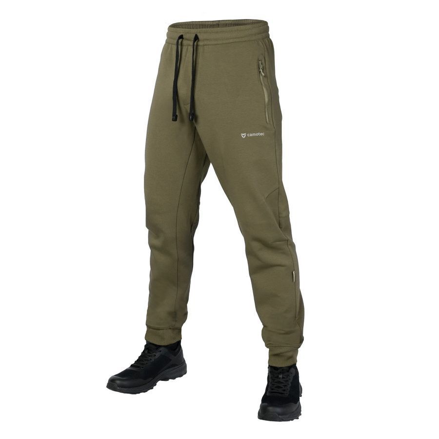 Літній чоловічий тактичний спортивний костюм FitPro Zip Олива Camotec фото