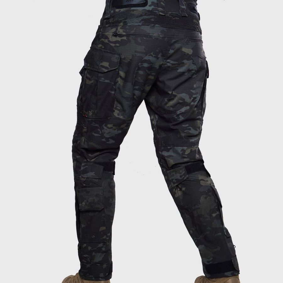 Демісезонний костюм-комплект військовий форми (Штани + Куртка) Gen 5.6 Multicam Black UATAC фото