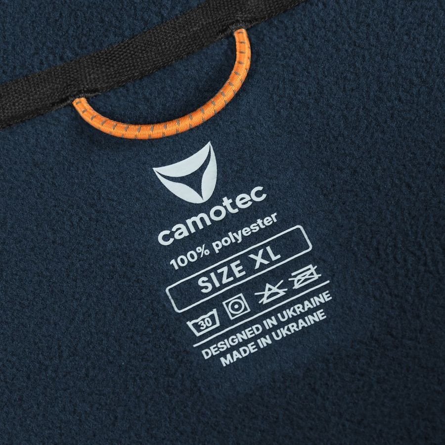 Мужская тактическая флисовая кофта Patrol темно-синяя Camotec фото