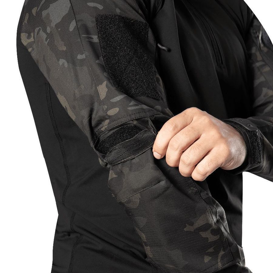 Демісезонний костюм-комплект військовий Raid + Герць Twill Multicam Black (9064), S Camotec фото