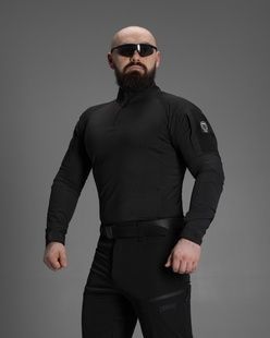 Сорочка тактична чоловіча BEZET Combat чорний фото