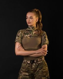 Футболка жіноча Fight коричнева BEZET фото