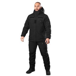 Зимний костюм-комплект военный Patrol RainWall Черный Camotec фото