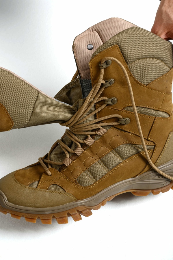 Берцы ботинки тактические койот (Высокие) VZ-00641 фото