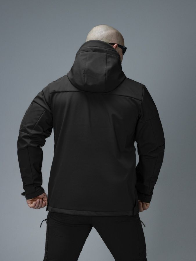 Куртка Softshell BEZET Робокоп GEN.III чорний фото