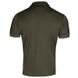 Тактична футболка Поло Tactical Army ID CoolPass Antistatic Olive розмір XXXXL фото 2