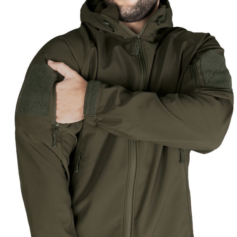 Куртка демисезонная SoftShell. Олива Camotec фото