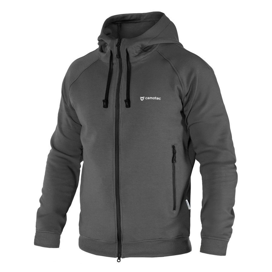 Літній чоловічий тактичний спортивний костюм FitPro Zip Графіт Camotec фото