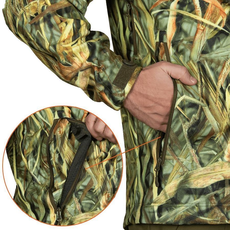 Демісезонна мисливська куртка Rubicon StormWall cane Camotec фото