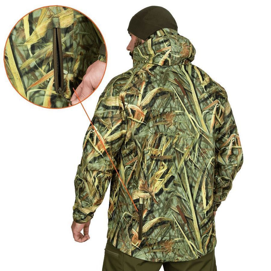 Демісезонна мисливська куртка Rubicon StormWall cane Camotec фото