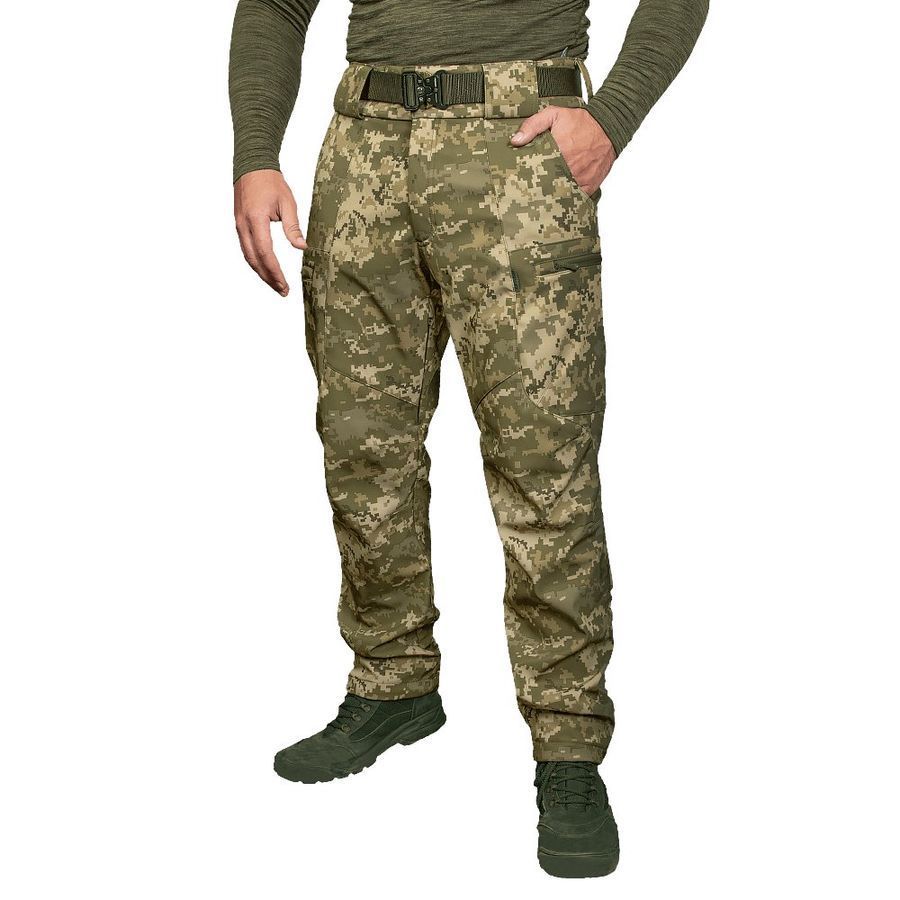 Демісезонний костюм-комплект військовий SoftShell Піксель Camotec фото