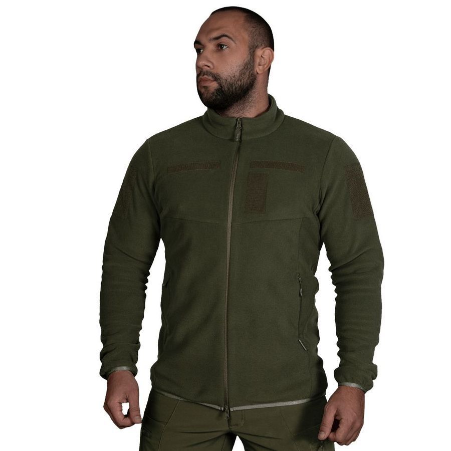 Чоловіча військова тактична флісова кофта Army . НГУ олива Camotec фото