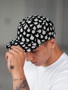 Бейсболка BEZET F * CK U black'19 фото
