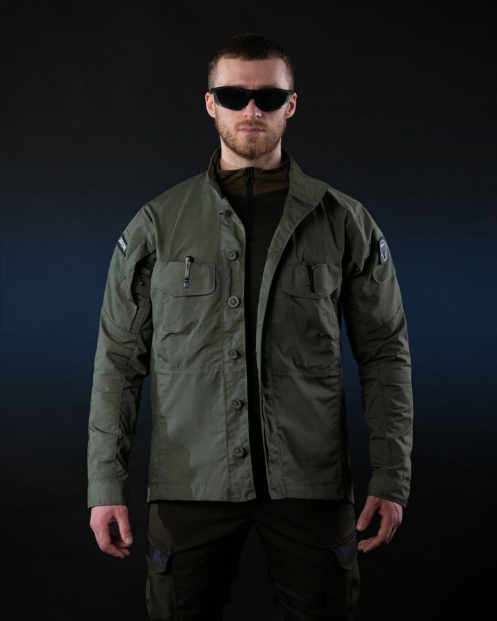 Тактичний китель BEZET Armor хакі фото