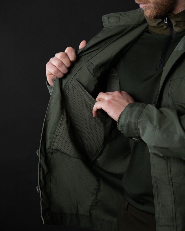 Тактичний китель BEZET Armor хакі фото