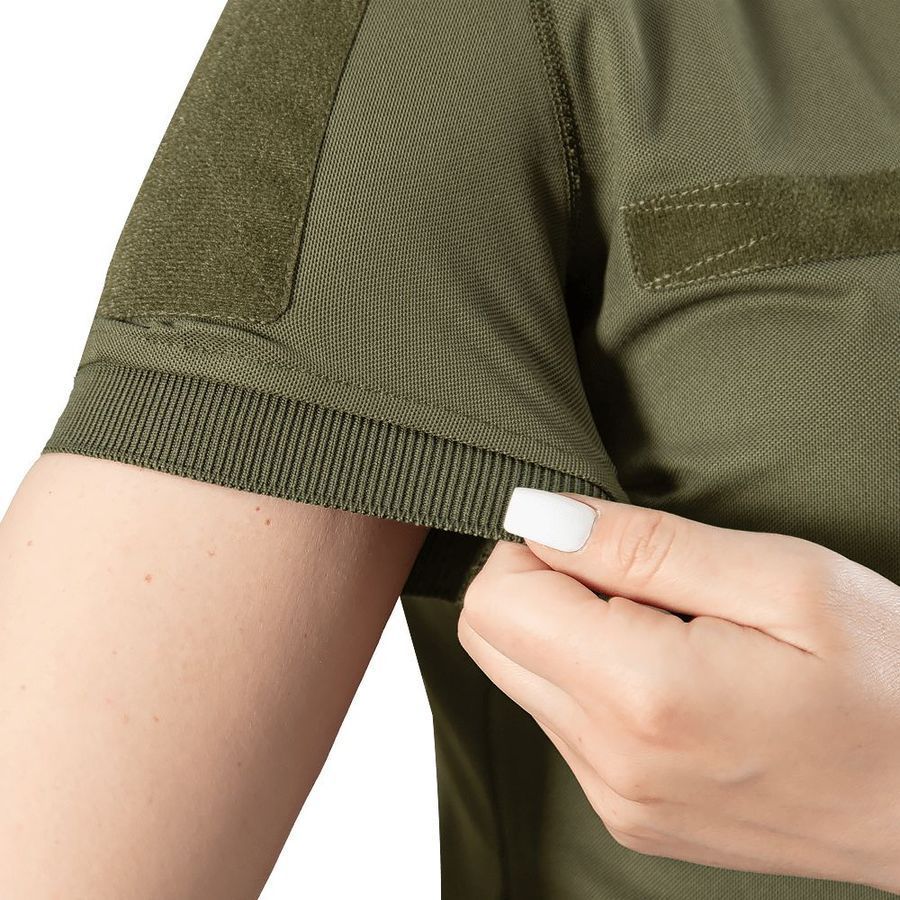 Женская футболка поло Pani Army ID 2.0 CoolPass Olive Camotec фото