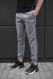 Спортивні штани bezet grey with reflective фото