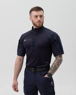 Футболка Combat темно-синяя BEZET фото