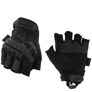 Рукавиці Mechanix M-Pact Fingerless чорні фото