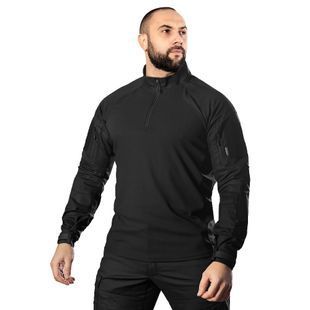 Тактическая рубашка Ubacs Raid Twill/Sorona черная Camotec фото