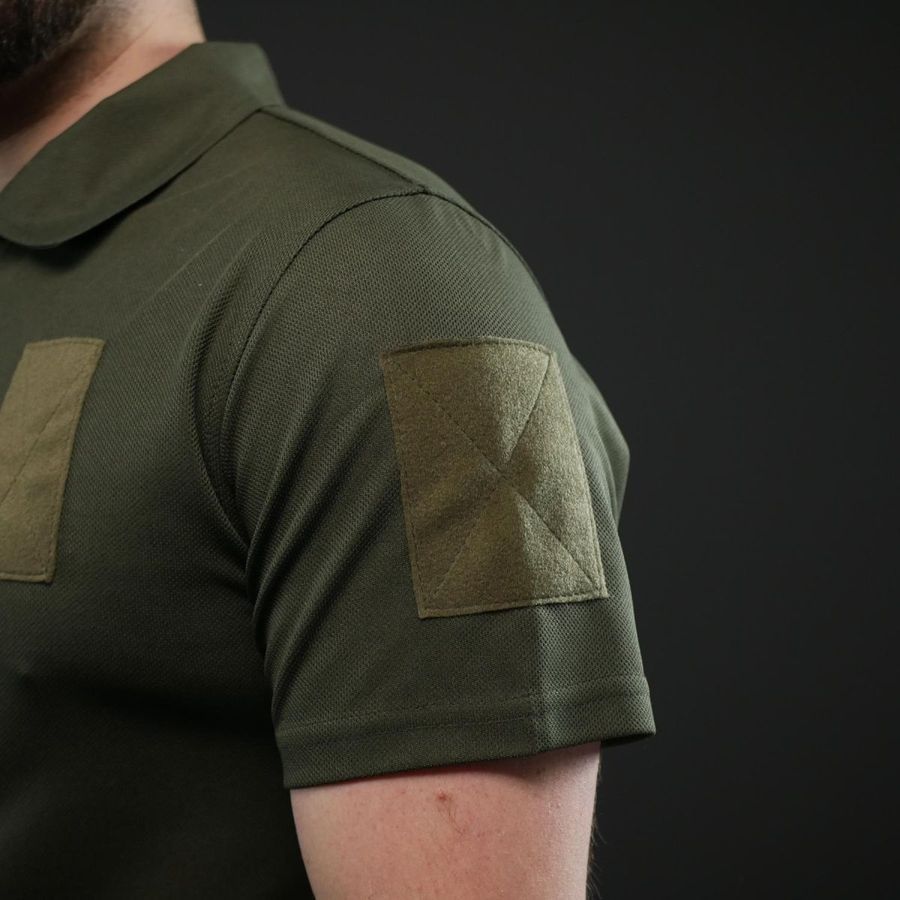 Футболка поло Military CoolPass олива Kiborg фото