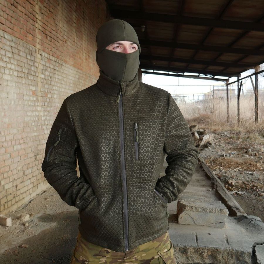 Мужская военная тактическая флисовая кофта mod. 4 хаки Militex фото