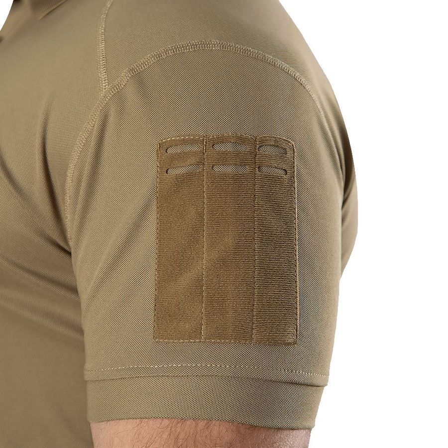 Мужская футболка поло Patrol 2.0 CoolPass Pique LT песочная Camotec фото