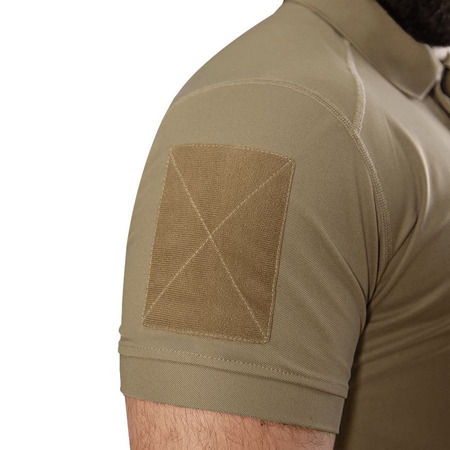 Мужская футболка поло Patrol 2.0 CoolPass Pique LT песочная Camotec фото