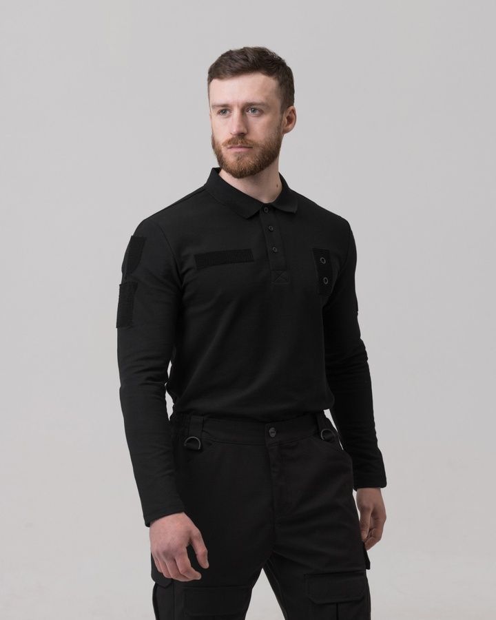 Лонгслив тактический Полиция BEZET черный фото