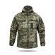 Куртка Windproof Softshell ветрозащитная (пиксель), водостойкая, флис 320 г/м&sup2; фото 1