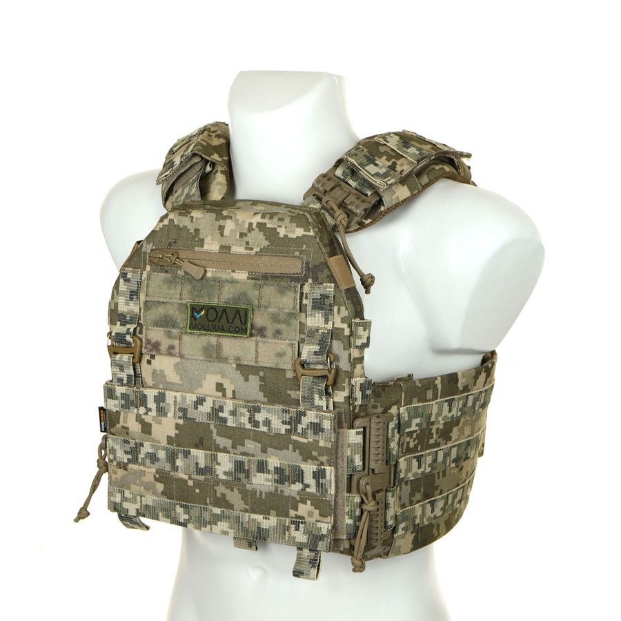 Плитоноска МІЦЬ 3.0 піксель з функцією швидкого скидання (PLATE CARRIER) MOLLI фото