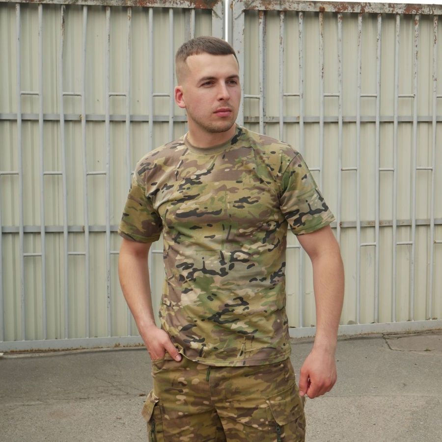 Чоловіча футболка поло Jersey Multicam Kiborg фото