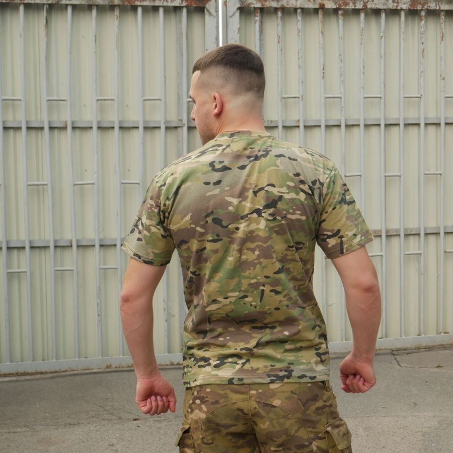 Чоловіча футболка поло Jersey Multicam Kiborg фото