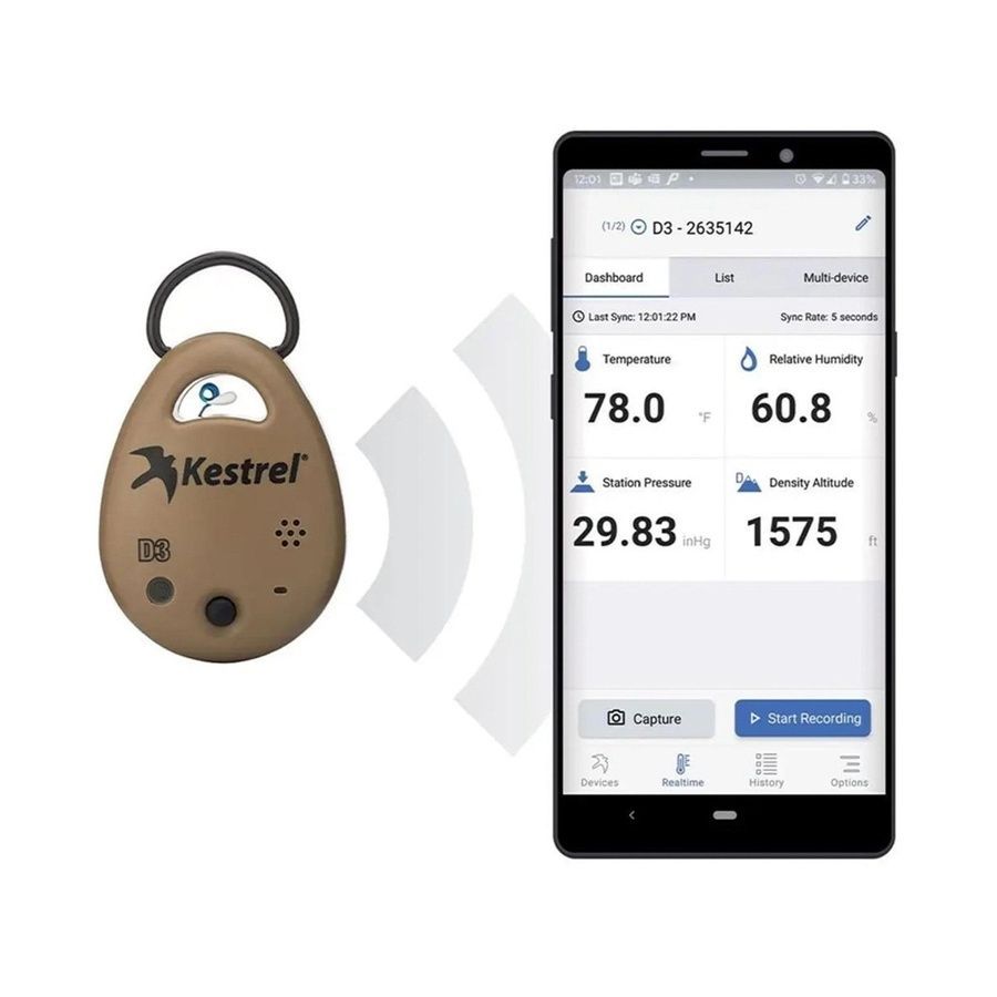 Портативный метеорегистратор Kestrel DROP D3 фото